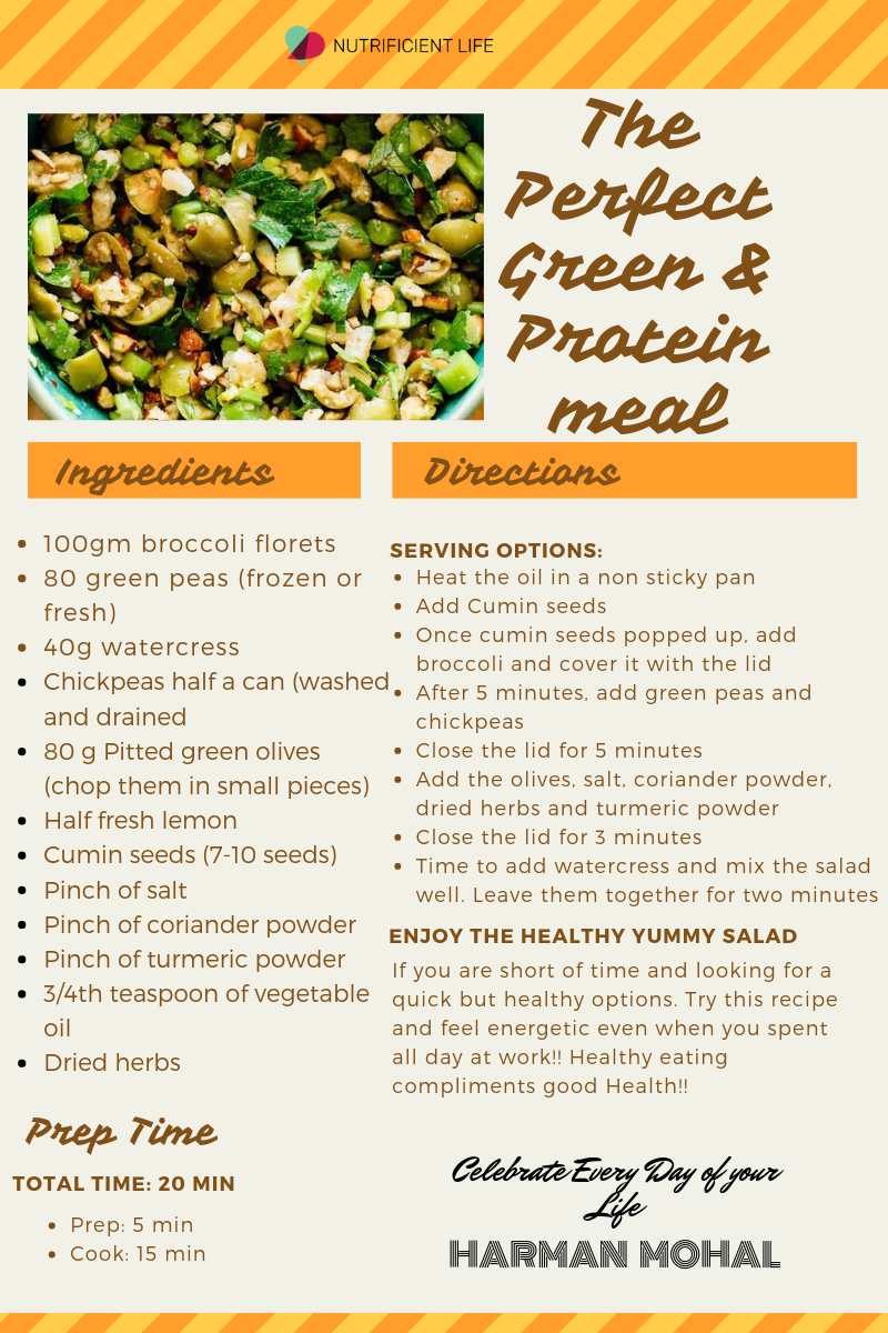 The perfect green & protein meal